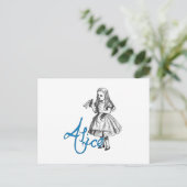 Alice Postkarte (Stehend Vorderseite)