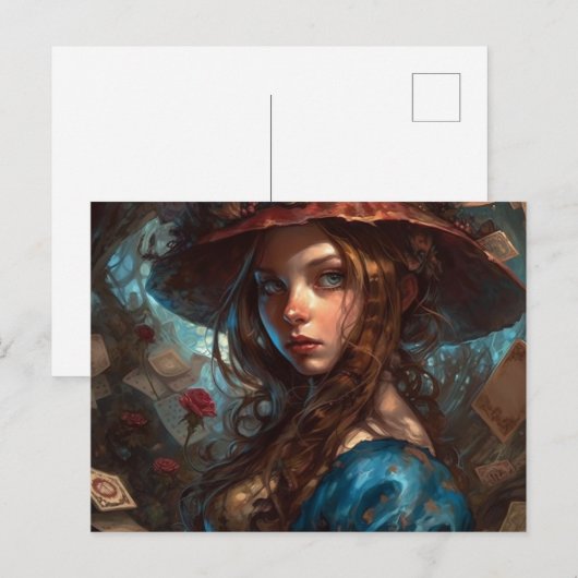Alice Postkarte (Vorne/Hinten)