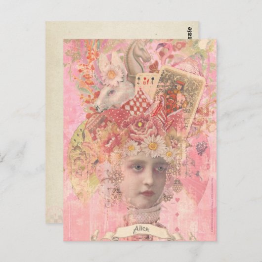 Alice Postkarte (Vorne/Hinten)