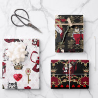 Alice Queen of herzen Schwarz-Rot-Set