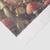 Alice Rabbit Fantasy Mushroom Woodland Decoupage Seidenpapier (Ausschnitt)