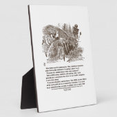 Alice Red Queen Bleibe am gleichen Ort Fotoplatte (Seite)