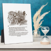 Alice Red Queen Bleibe am gleichen Ort Fotoplatte (Seite)