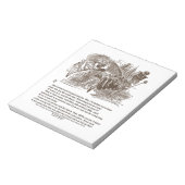 Alice Red Queen Bleibe am gleichen Ort Notizblock (Rotiert)