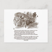 Alice Red Queen Bleibe am gleichen Ort Postkarte (Vorderseite)