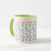 Alice Romantische Vintage Rose Tasse (Vorderseite Links)