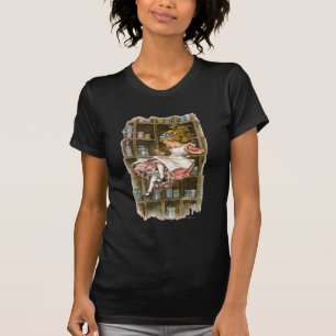 Alice schwimmt das Kaninchenloch hinab T-Shirt
