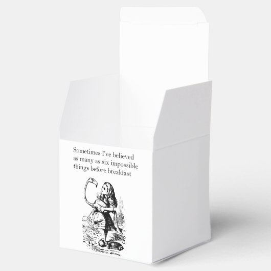 Alice, sechs unmögliche Dinge Geschenkschachtel (Geöffnet)