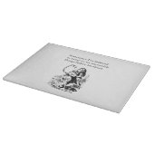 Alice, sechs unmögliche Sachen Schneidebrett (Ecke)