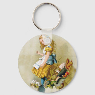 Alice-Spitzen über Geschworenenbank im Schurken Schlüsselanhänger