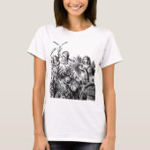 Alice spricht mit Garden-Blume T-Shirt (Vorderseite)