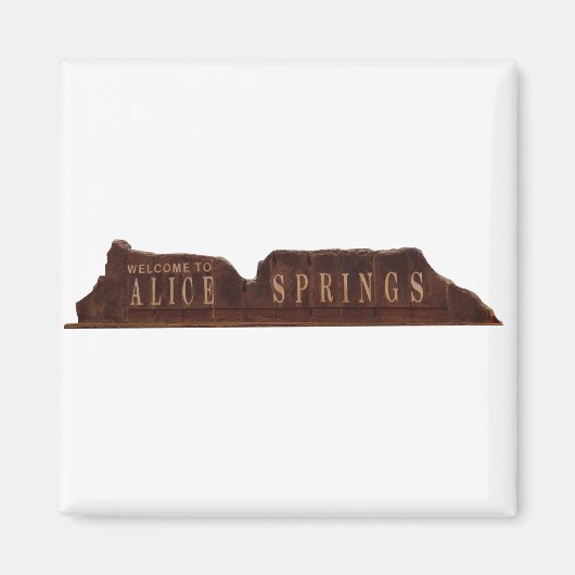 Alice Springs Australia Sign Magnet (Vorne)
