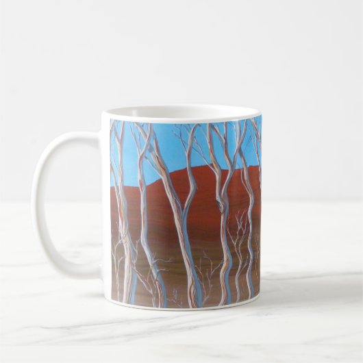 Alice Springs Australische Landschaft Kaffeetasse (Links)