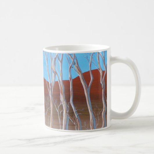 Alice Springs Australische Landschaft Kaffeetasse (Rechts)