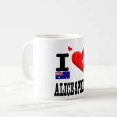 ALICE SPRINGS - I Liebe - Kaffeetasse (Vorderseite Links)