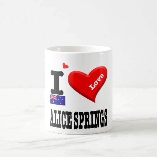 ALICE SPRINGS - I Liebe - Kaffeetasse (Mittel)