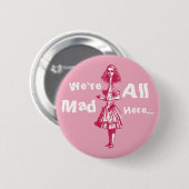 Alice Stretched in Wonderland Button (Vorne & Hinten)