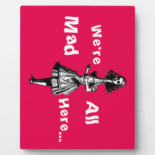 Alice Stretched in Wonderland Fotoplatte