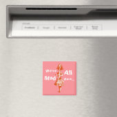 Alice Stretched in Wonderland Magnet (In Situ (Geschirrspüler))