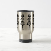 Alice Stretched in Wonderland Reisebecher (Mittel)
