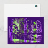 Alice Stripey Trippey Postkarte (Vorne/Hinten)