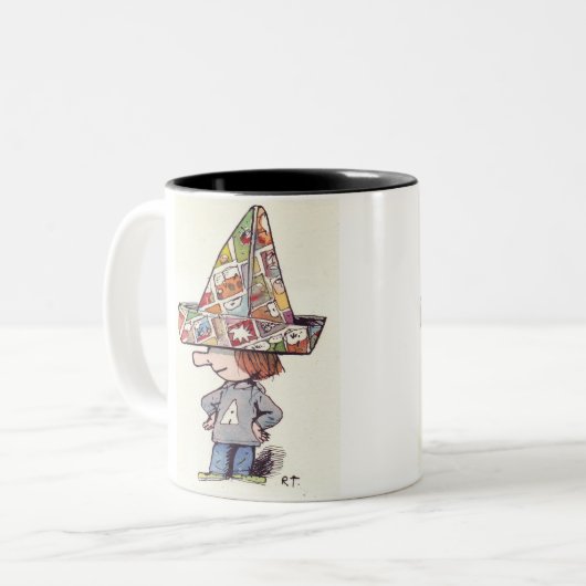 Alice-Tasse Zweifarbige Tasse (Vorderseite Links)