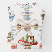Alice Tea Party Design Geschenkpapier Set (Beispiel)