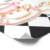 Alice Tea Party In ONEderland-1st Birthday Stat Poster (Ecke)