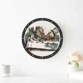 Alice Tea Party Mad Hatter Große Wanduhr (Zuhause)