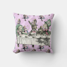 Alice Tea Party Throw Kissen
