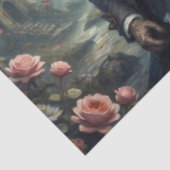 Alice & the Cheshire Cat Decoupage Seidenpapier (Detail)