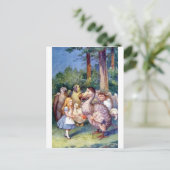 Alice & the Dodo in Full Color Postkarte (Stehend Vorderseite)