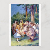 Alice & the Dodo in Full Color Postkarte (Vorderseite)