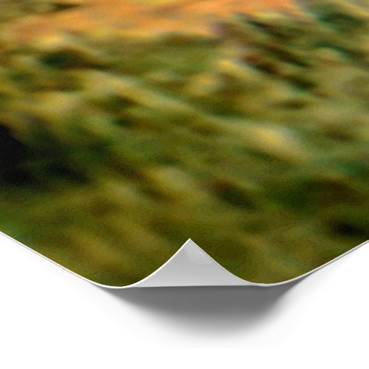 Alice, The Griffin & Mock Turtle in Wunderland Poster (Ecke)