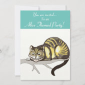 Alice Themed Party Einladung (Vorderseite)