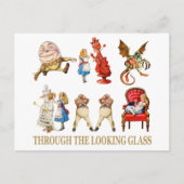 Alice Through the Looking Glass Postkarte (Vorderseite)