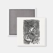 Alice Through the Looking Glass - The Jabberwocky Magnet (Vorderseite/Rückseite)