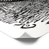 Alice Through the Looking Glass - The Jabberwocky Poster (Ecke)