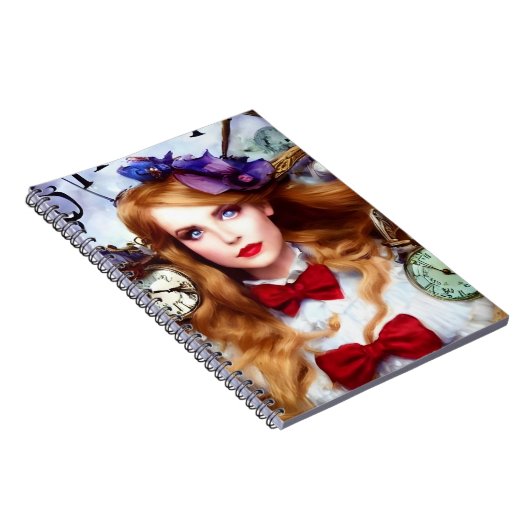 Alice Time Behalte das Verschieben von künstlerisc Notizblock (Rechte Seite)