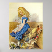 Alice tippt die Jury Box in Wonderland Poster (Vorne)