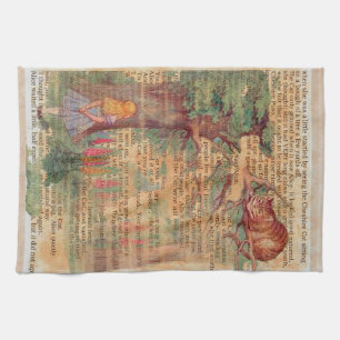 Alice trifft Cheshire.cat Handtuch