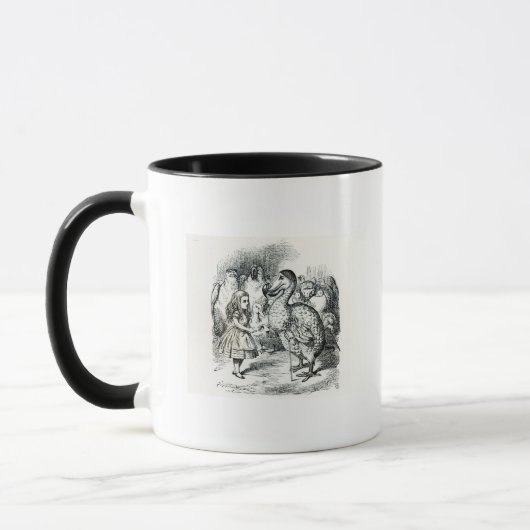 Alice trifft den Dodo Tasse (Links)