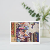 Alice trifft die Duchess und das Pic Baby Postkarte (Stehend Vorderseite)
