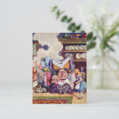 Alice trifft die Duchess und das Pic Baby Postkarte (Stehend Vorderseite)