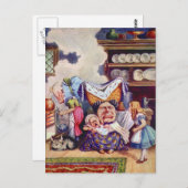 Alice trifft die Duchess und das Pic Baby Postkarte (Vorne/Hinten)