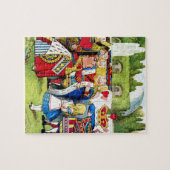 Alice trifft die Königin der Herzen im Märchenland Puzzle (Horizontal)