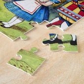 Alice trifft die Königin der Herzen im Märchenland Puzzle (Seite)