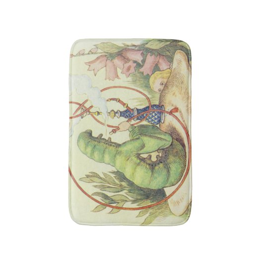 Alice trifft die Raupe Badematte