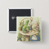 Alice trifft die Raupe Button (Vorne & Hinten)