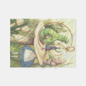 Alice trifft die Raupe Fleecedecke (Vorderseite (Horizontal))